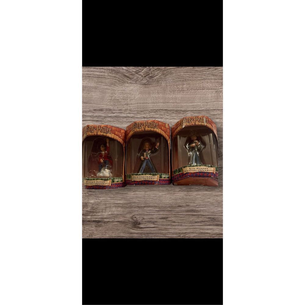New Enesco Harry Potter Hanging Christmas Ornaments Set of 3